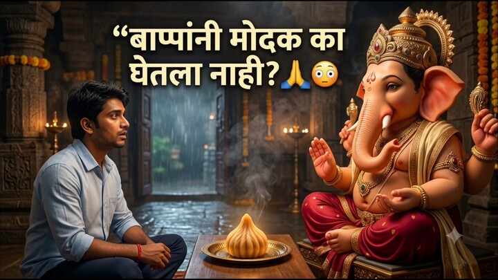 बाप्पांनी मोदक का घेतला नाही? 😳🙏 | एक अद्भुत गणपती कथा