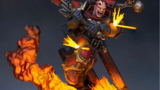 [elminiaturista] Warhammer 40K Khorne Berserkers Chaos Space Marines รีบออกจากแท่นเพลิงเพื่อฆ่าต่อไป