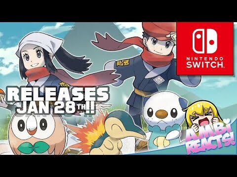 Pokemon Arceus Release Date Jan 28th Hype!! - Ambi Reacts!