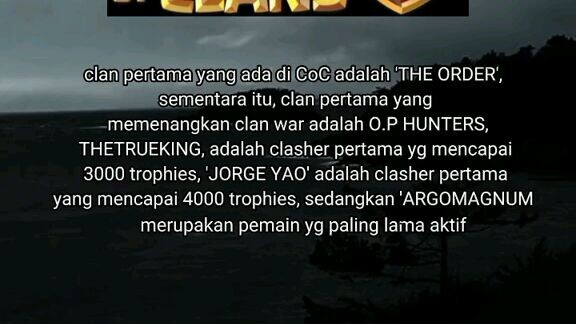 ni sedikit info mengenai coc