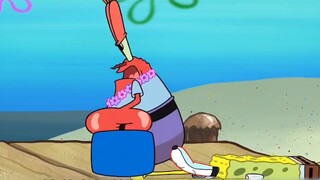 The Krusty Krab collapsed, so the old Krab gave up his business and traveled around the world with t