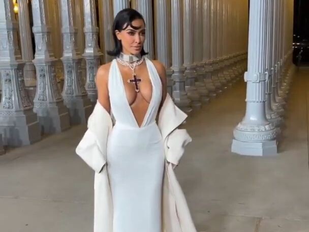 Kim Kardashian tham dự Lễ trao giải Phim Nghệ thuật LACMA 2024 tại Los Angeles, ngày 3/11/2024
