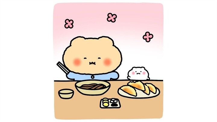 🍜This sound is so addictive! ASMR of dry- tossed fried-chili-sauce noodles with pan-fried dumplings!