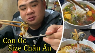 Ăn Bát Bún Ốc Cực Chất  của Chị Lượng :D