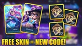 FREE SKIN + NEW REDEEM CODE IS HERE - MOBILE LEGENDS BANG BANG