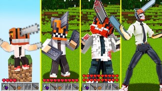 Minecraft Evolution of Chainsaw Man Life Cycle Battle Animation How to Play