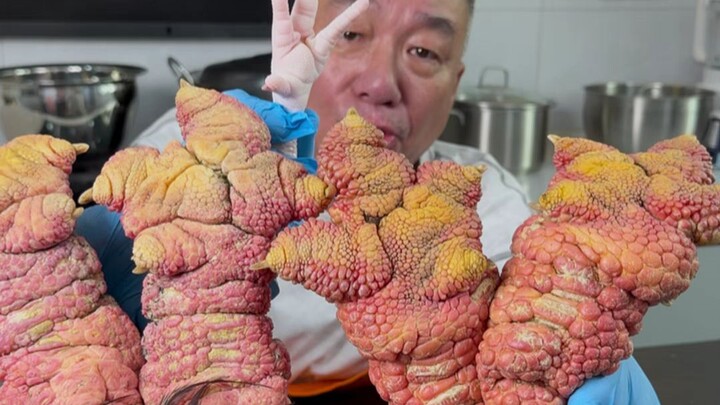 Have you ever tried dinosaur claws? The skin is bumpy and covered in thick, tough scales.
