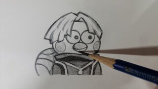 Teach you how to draw a simple parrot (just because)...