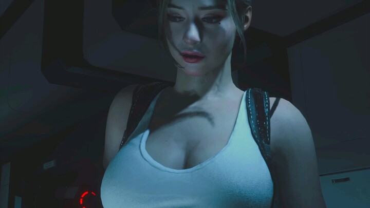 Reset Resident Evil 2】Claire cosplay Tifa