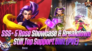 [SF: Duel] - SSS+5 Rose Showcase & Breakdown! See why she is the BEST PVE support in game