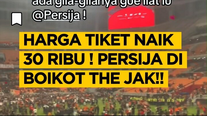 Persija diboikot Jakmania !