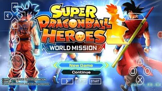 NEW Super Dragon Ball Heroes PPSSPP DBZ TTT MOD ISO With Permanent Menu & New Goku, Vegeta!