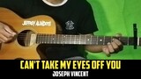 Can't Take My Eyes Off You - Guitar Cover | With Lyrics and Chords