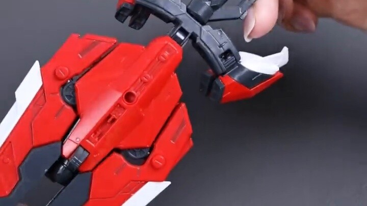 [Daily one-minute quick review] Bandai MG Red Heretic modified!