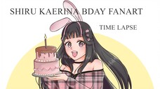 Shiruu Kaerina Bday Fanart [Timelapse]