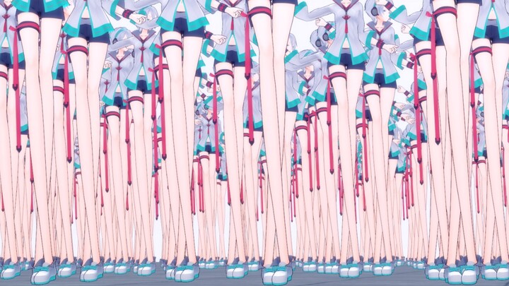 [High energy, be careful] 711 pairs of chopsticks in the paradise of heaven! [Yanhe MMD] [VC Happy D