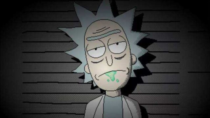 [Rick and Morty | ขาวดำ | ทิศทางของเส้น] Rick .ที่แตกต่าง