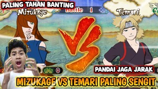 BATTLE PALING EPIC! SAMPAI MASUK TIME UP, MIZUKAGE VS TEMARI AKHIRNYA MENUNJUKKAN KEKUATANNYA