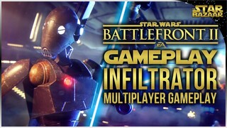 New Infiltrator Class Multiplayer Gameplay | Battlefront 2 Gameplay