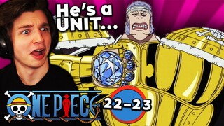 DON KRIEG IS HERE... | One Piece First Reaction Episode 22-23