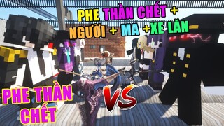 Minecraft THỢ SĂN BÓNG ĐÊM (Phần 6) #12- THẦN CHẾT vs THẦN CHẾT, NGƯỜI, MA, XE LĂN 👻 vs 👨‍🦼