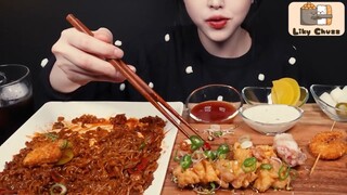 Cửa hàng tiện lợi mới! Shinbokki Getty và Red Pepper Yuringi Chicken Mukbang🍗🔥 #amthuc