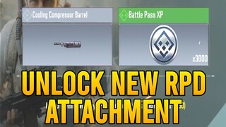 HOW TO UNLOCK COOLING COMPRESSOR BARREL ATTACHMENT FOR RPD? | COD MOBILE
