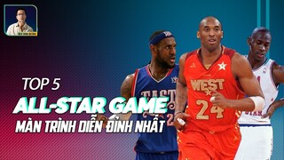 TOP 5 MÀN TRÌNH DIỄN ĐỈNH NHẤT TẠI ALL-STAR GAME (JORDAN, KOBE, LEBRON, MAGIC, CHAMBERLAIN)