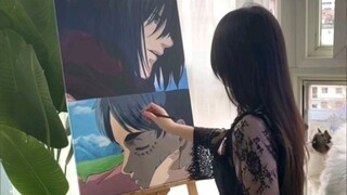 [Eren & Mikasa] "Eren, chúc bạn có một chuyến hành trình vui vẻ nhé... Eren#Khát khao Tự do."