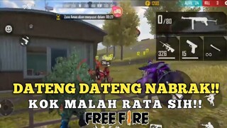 Dateng-Dateng Nabrak Kok malah rata sih!! | Garena free fire