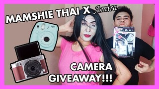 CAMERA GIVEAWAY from Mamshie Thai X Amira! Join the video contest!