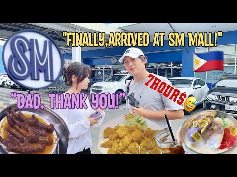 [🇵🇭🇰🇷]korean family fell in love with SM mall (Filipino food&buffet)