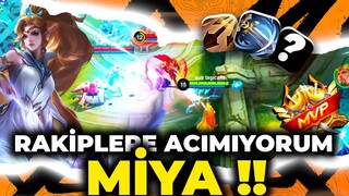 BANA GÜVENEN SUPA RAKİP BASEDE ADC MİYA SHOW YAPIYORUM | Mobile Legends