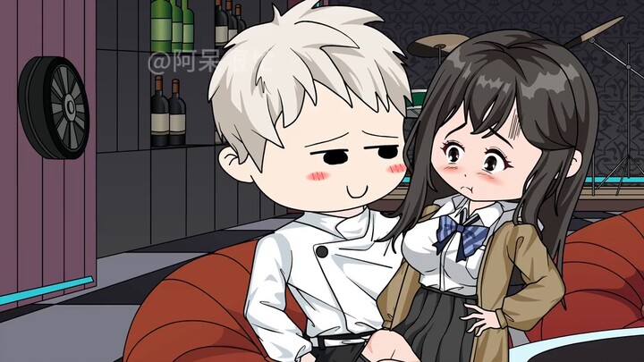 The pretend system makes the young girl actively pursue