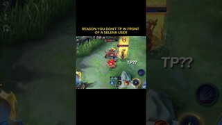 this is what happens when you tp in front of a selena user #mobilelegends #mlbb #selenamlbb #liantv
