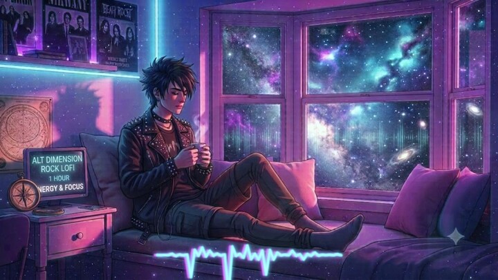 2000s Emo & Alt-Rock Lofi 🌌 Nostalgic Guitars (1 Hour) 怀旧摇滚 BGM