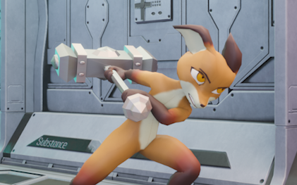 《小狐狸抡大锤》Blender动画练习