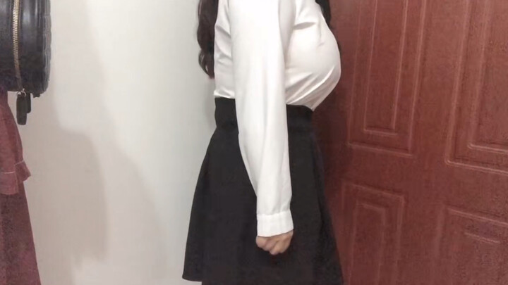 168 | OOTD Musim Gugur Programmer Wanita 85E: Dimulai dari Rok Pendek yang Serbaguna dan Membuat Tam