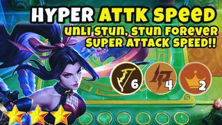 MAGIC CHESS | HYPER HANABI SUPER ATTACK SPEED! MAGIC CHESS MOBILE LEGENDS