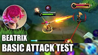 BEATRIX TEST ON SILENCE DISABLE AND BASIC ATTACK IMMUNE