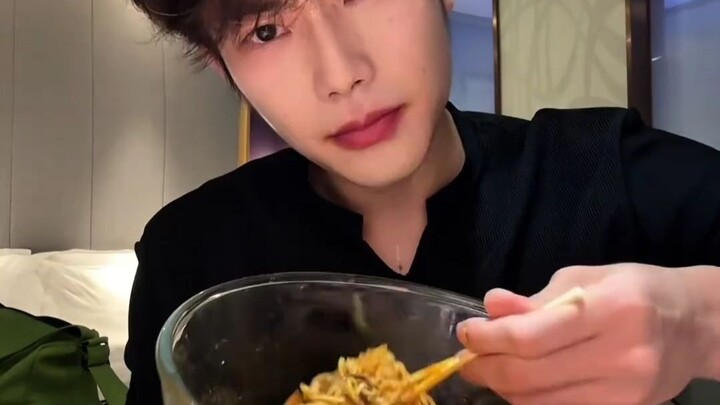 Late-night hunger? Two servings of super-spicy Cao’s noodles—plus a bucket of Ghost Pepper Noodles i