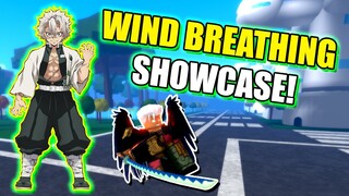 NEW Wind Breathing Moveset Showcase in Anime Rifts DBZ Adventures Unleashed