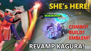 REVAMP KAGURA is here | BUILD | EMBLEM | COMBO | MOBILE LEGENDS