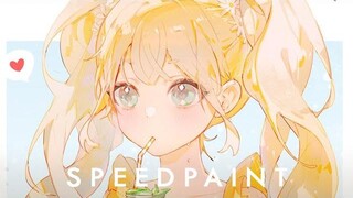 ย e l o w 💛 // Photoshop SpeedPaint