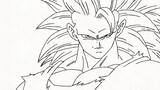 [Dragon Ball] This is what I drew from the original animation, I won't draw super 3 in my life...