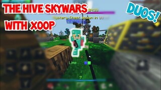 [DUOS]Skywars|THE HIVE//MCPE (Ft.XOOP)|Duo with Xoop