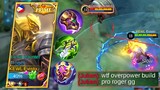 THIS ROGER SUSTAIN AND DAMAGE BUILD IS BROKEN🔥(MUST TRY) | MLBB