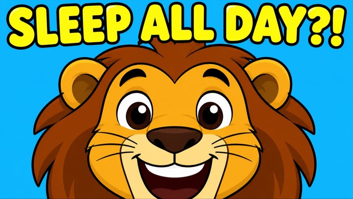 Fun Lion Facts for Kids! 🦁 Sleepy Kings 🌟