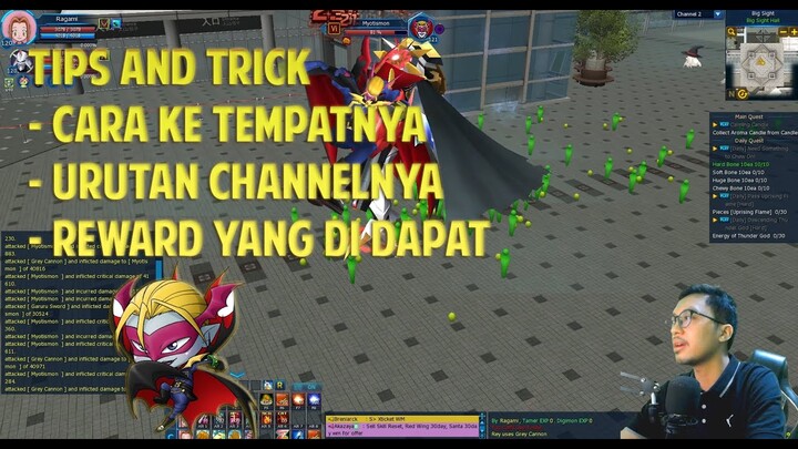 TIPS AND TRICK (GUIDE) NEWBIE (PEMULA) FARMING TERA PART 2 : Myotismon Tour - Digimon Master Online
