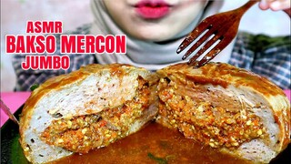 ASMR BAKSO MERCON JUMBO BERANAK CABE PEDAS | REQUEST | ULUL ASMR MUKBANG INDONESIA